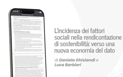 L’incidenza dei fattori sociali nella rendicontazione di sostenibilità: verso una nuova economia del dato