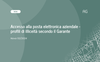 Accesso alla posta elettronica aziendale – profili di illiceità secondo il Garante
