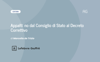 Appalti: no dal Consiglio di Stato al Decreto Correttivo