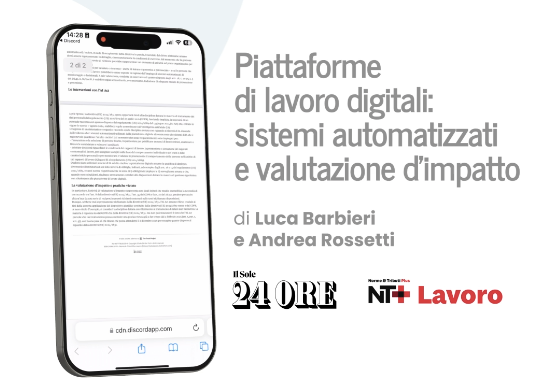 Piattaforme di lavoro digitali: sistemi automatizzati e valutazione d’impatto