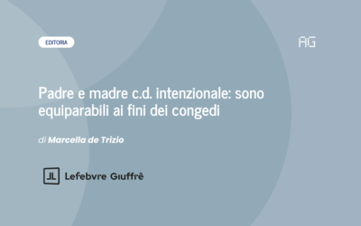 Padre e madre c.d. intenzionale: sono equiparabili ai fini dei congedi