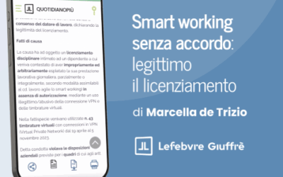 Smart working senza accordo: legittimo il licenziamento