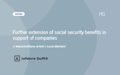 Further extension of social security benefits in support of companies