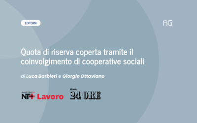 Mandatory hire of disabled employees performed via the involvement of social cooperatives