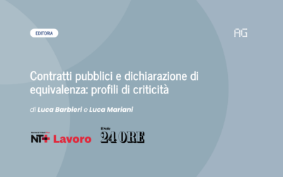 Public procurement and declaration of equivalence: criticalities