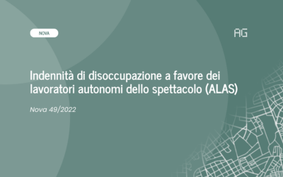 Indennità di disoccupazione a favore dei lavoratori autonomi dello spettacolo (ALAS)