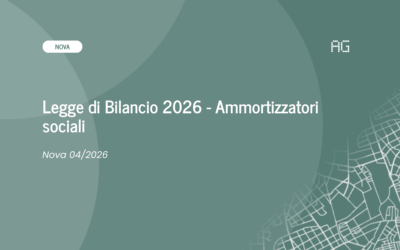 Nova 04/2026: Legge di Bilancio 2026 – Ammortizzatori sociali