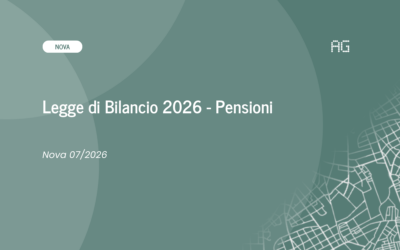 Nova 07/2026: Legge di Bilancio 2026 – Pensioni