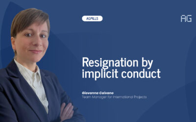 AGPill – Resignation by implicit conduct